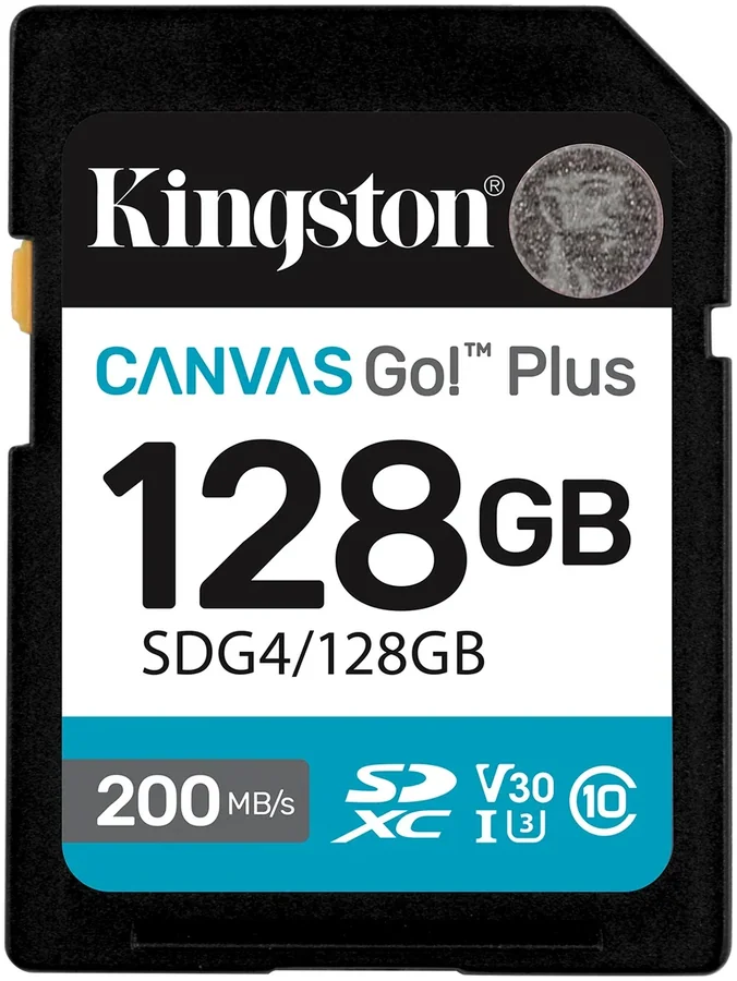 כרטיס זיכרון Kingston Canvas Go! Plus 128GB