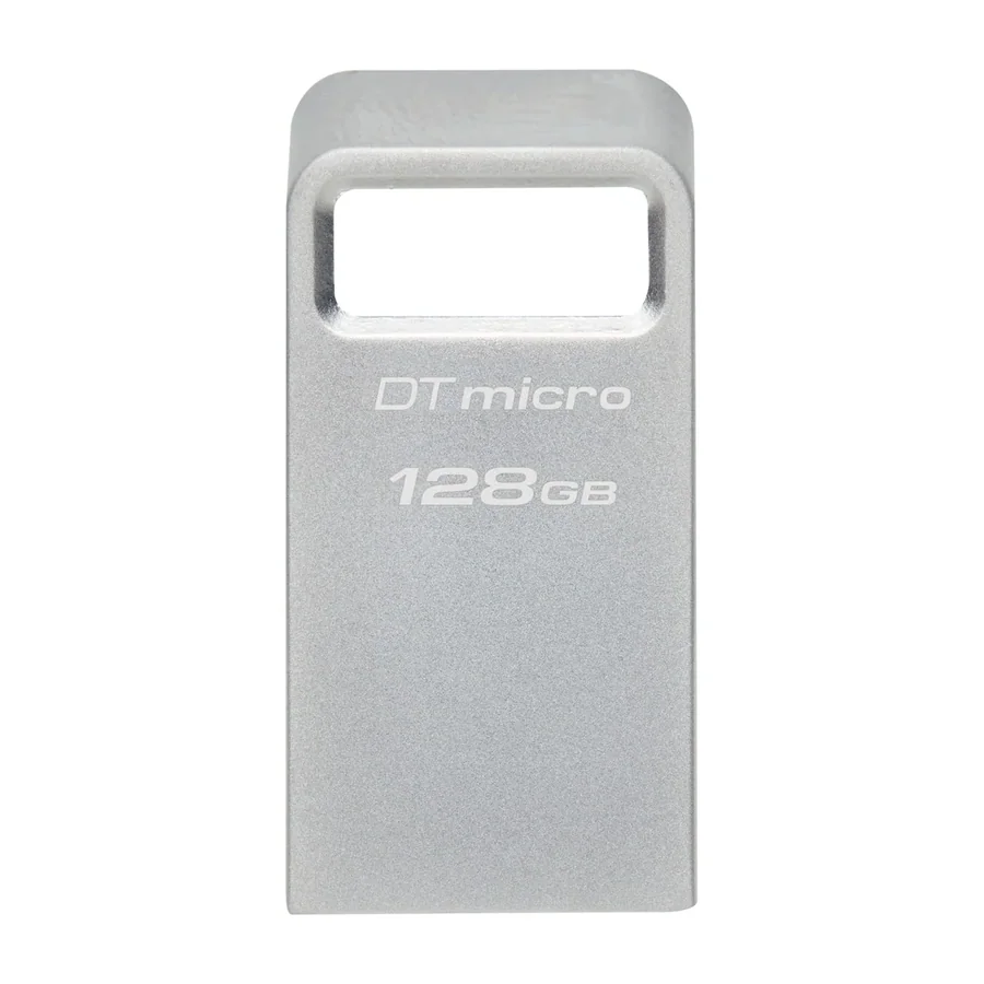 Kingston DataTraveler Micro 128GB USB 3.2 Gen 1 Metal USB Flash Drive