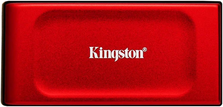 דיסק SSD חיצוני Kingston XS1000 USB 3.2 Gen 2 2TB אדום