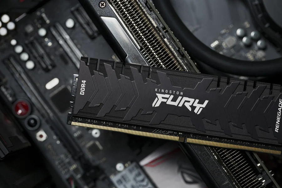 Kingston FURY Renegade DDR4 32GB Kit (2x16) 3200MHz CL16 1Gx8 Black Desktop Memory