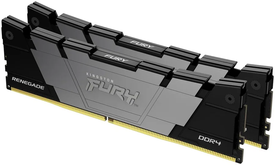 Kingston FURY Renegade DDR4 16GB (2x8GB) 3200MHz CL16 Desktop Memory Kit, Black