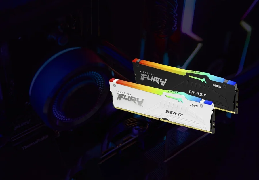 Оперативная память Kingston FURY Beast RGB DDR5 8GB 5200MHz CL40 черная