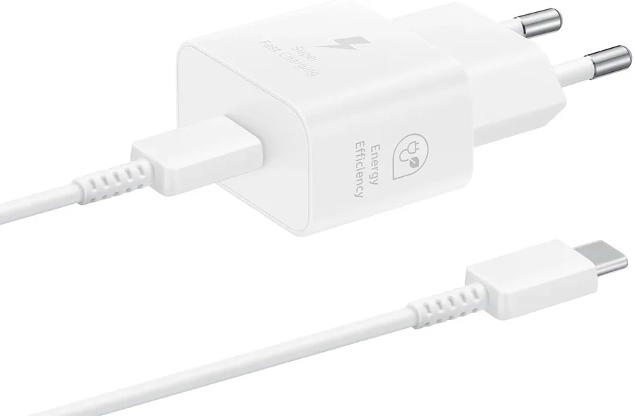 Сетевое зарядное устройство Samsung Super Fast Travel Charger 25W + USB Type-C Cable белое