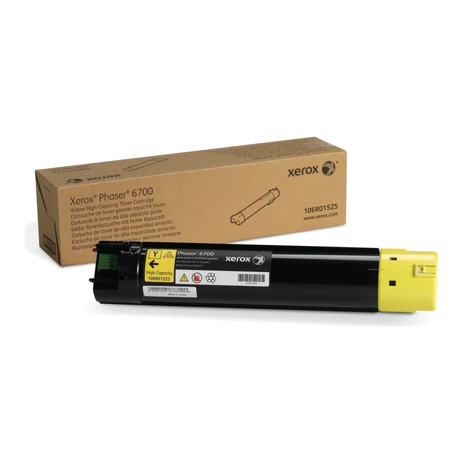 Тонер-картридж Xerox Phaser 6700 Yellow High Capacity Toner