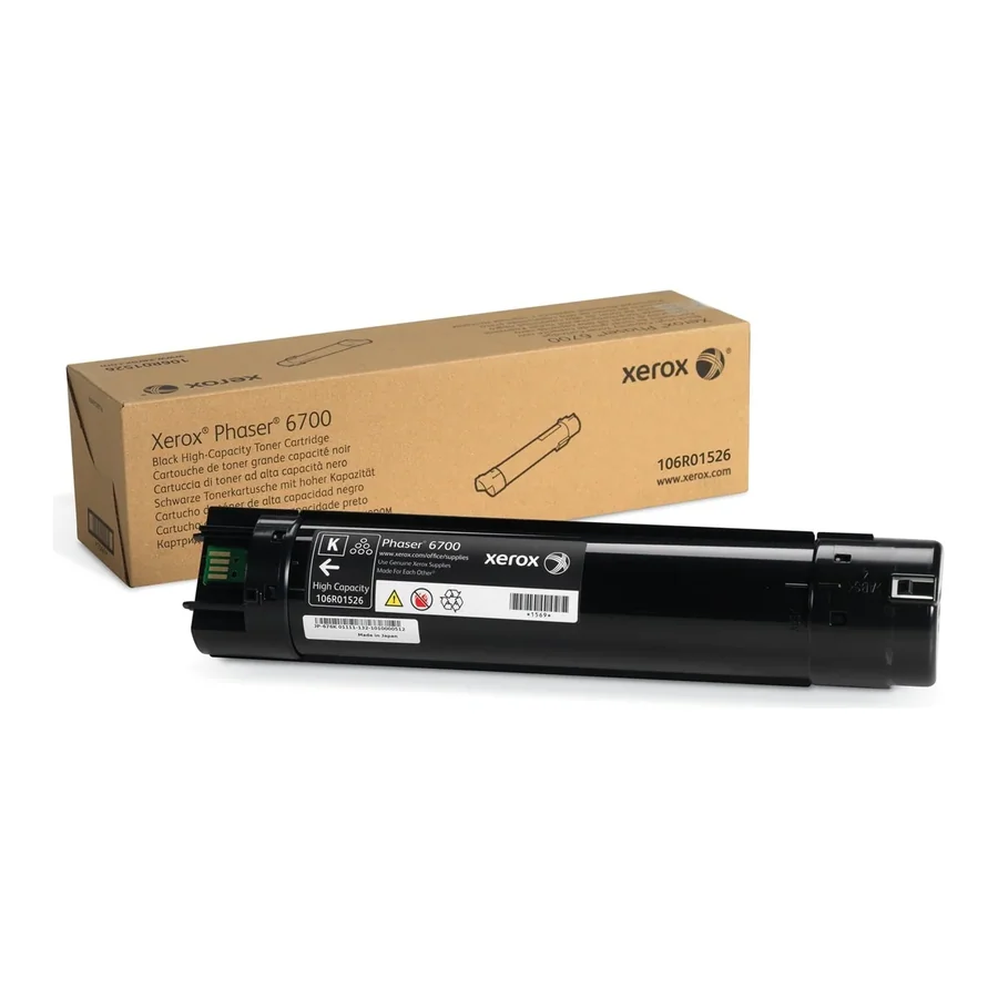 טונר למדפסת Xerox Phaser 6700 Black High Capacity Toner