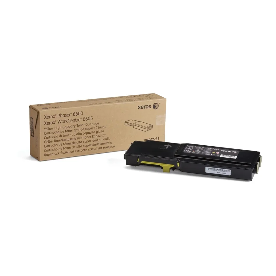 Тонер-картридж Xerox Phaser 6600 WorkCentre 6605 Yellow High Capacity Toner