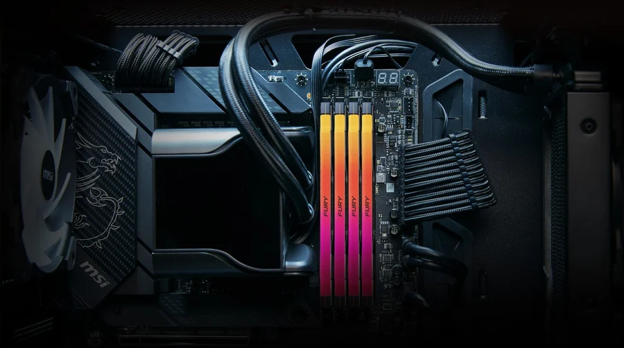 Kingston FURY Renegade RGB DDR5 16GB 6800MHz CL36 Desktop Memory