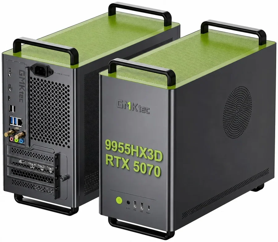 Игровой компьютер GMKtec NEO-X1 Pro R9 9955HX3D RTX 5070 32GB 1TB