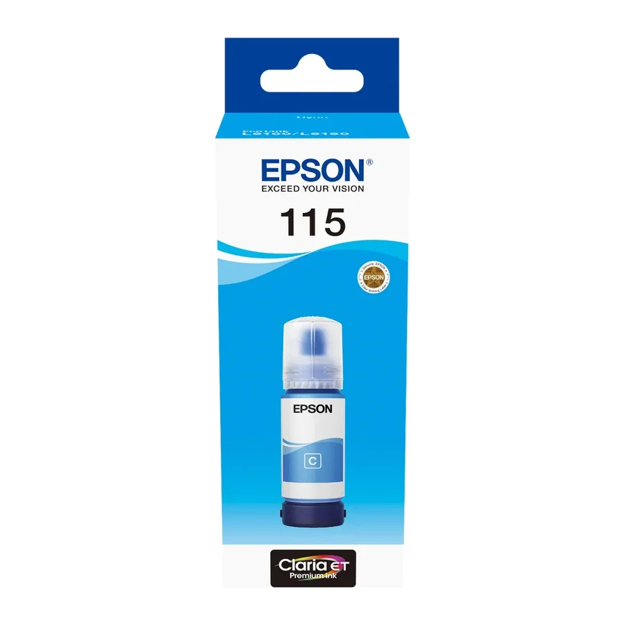 Epson 115 EcoTank Cyan 70ml Original Ink Bottle