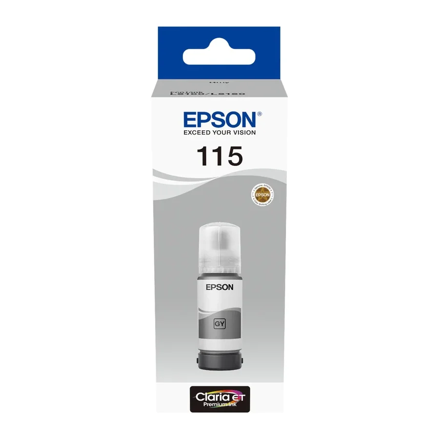 Epson 115 EcoTank Grey 70ml Original Ink Bottle