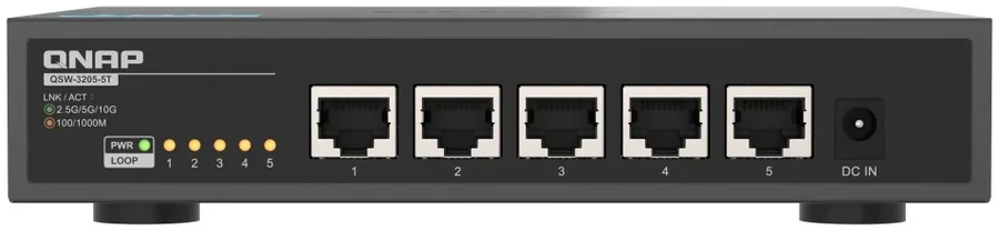 Неуправляемый коммутатор QNAP QSW-3205-5T 5-Port 10GbE