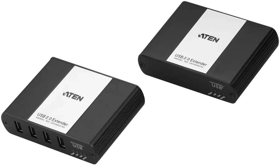 מאריך USB ATEN UEH4002A 4-Port USB 2.0 Cat 5 100m