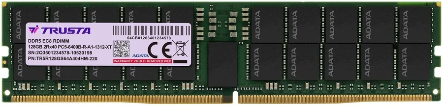 Серверная память Adata TRUSTA DDR5 RDIMM 32GB 5600MHz
