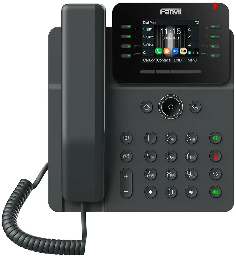 טלפון IP Fanvil V62G שחור