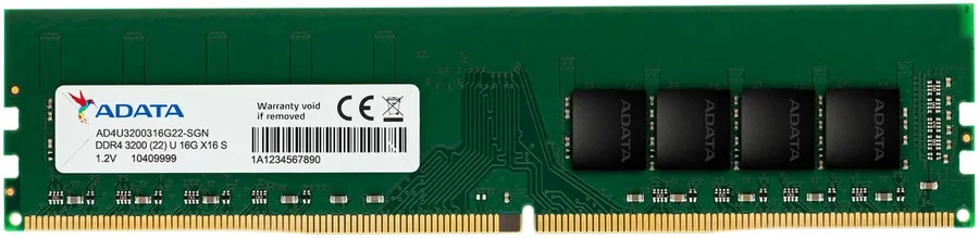 זיכרון לנייח DRAM Adata Premier 16GB DDR4 3200MHz CL22 UDIMM