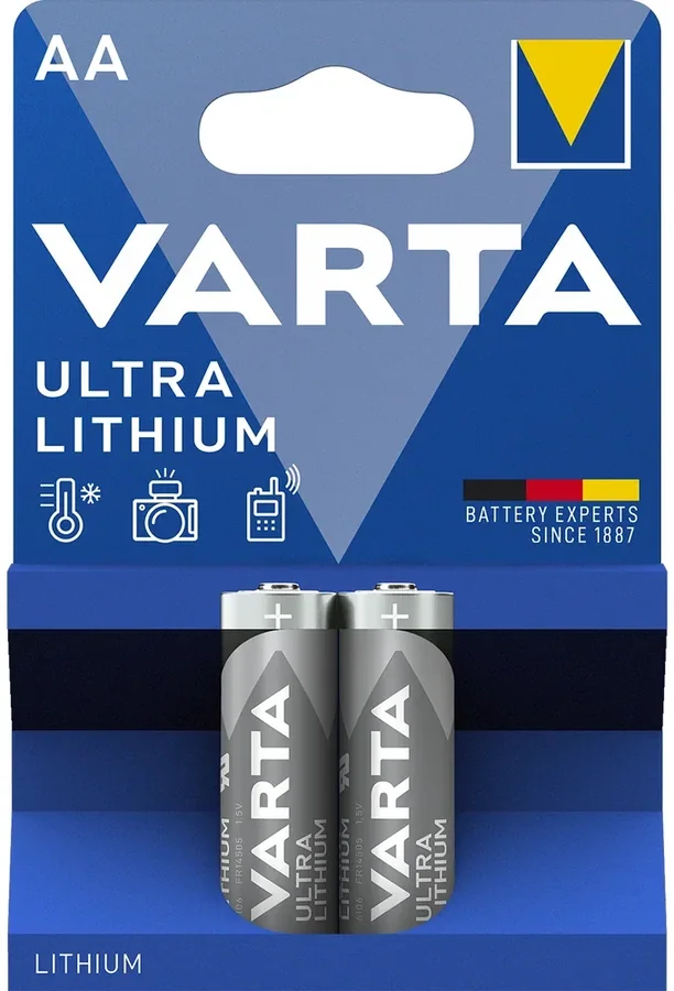 סוללות VARTA Lithium AA 2pcs