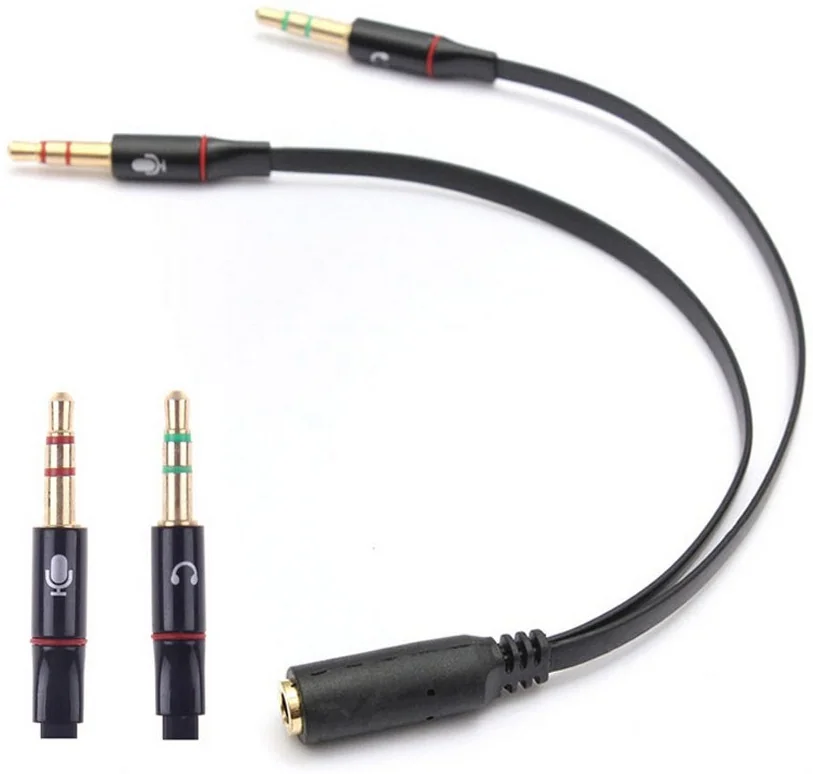 Аудиоадаптер Gold Touch Female PL to SPK & MIC