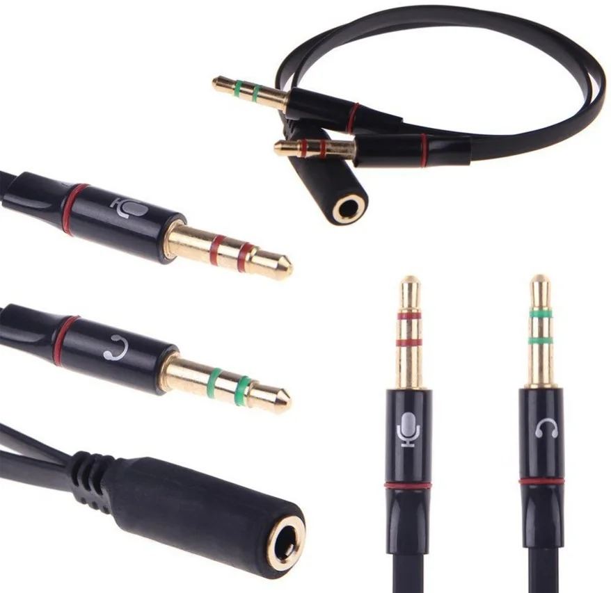 Аудиоадаптер Gold Touch Female PL to SPK & MIC