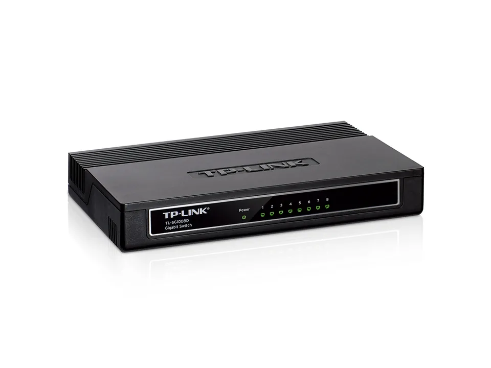 Настольный коммутатор TP-Link TL-SG1008D на 8 портов – дополнительный вид