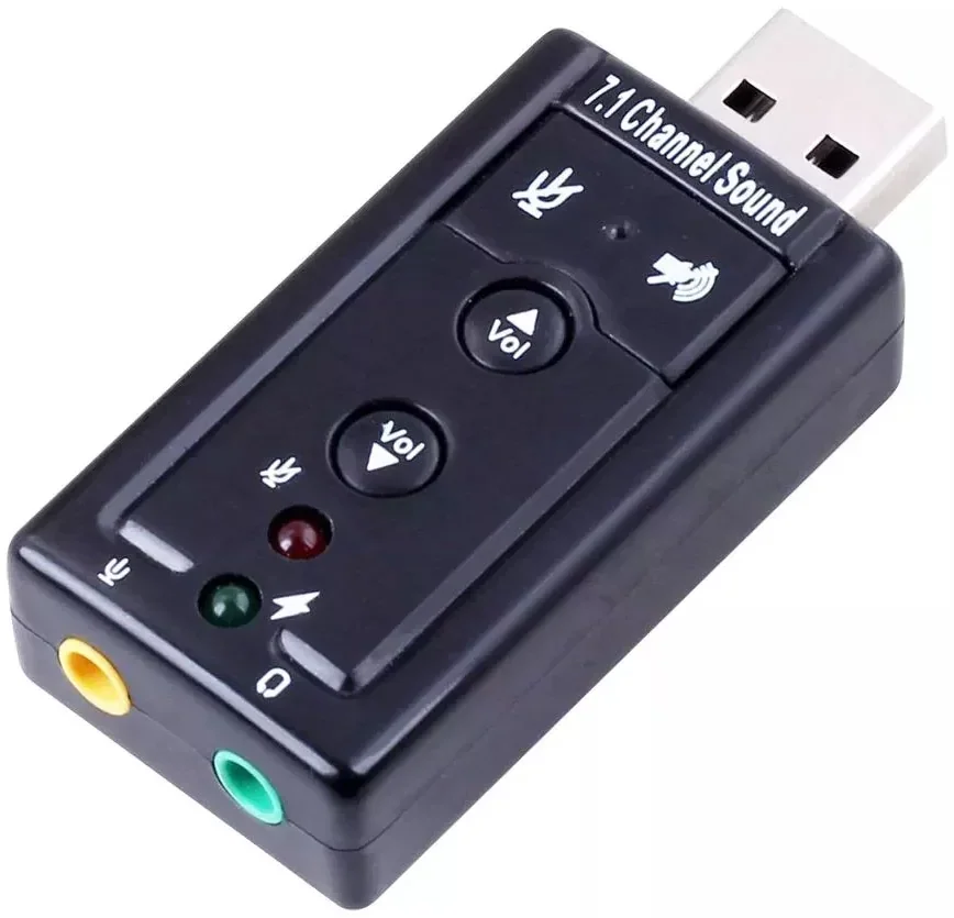 כרטיס קול חיצוני Gold Touch External USB To 7.1 Sound Card