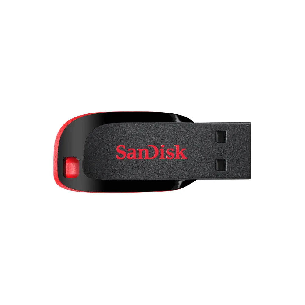 Sandisk Cruzer Blade 64GB Flash Drive – Black-Red – Another View
