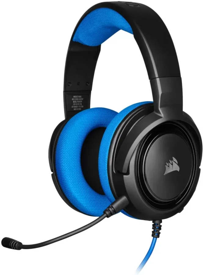 אוזניות גיימינג Corsair HS35 Stereo כחול