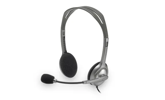 Logitech H110 — אוזניות חוטיות עם מיקרופון