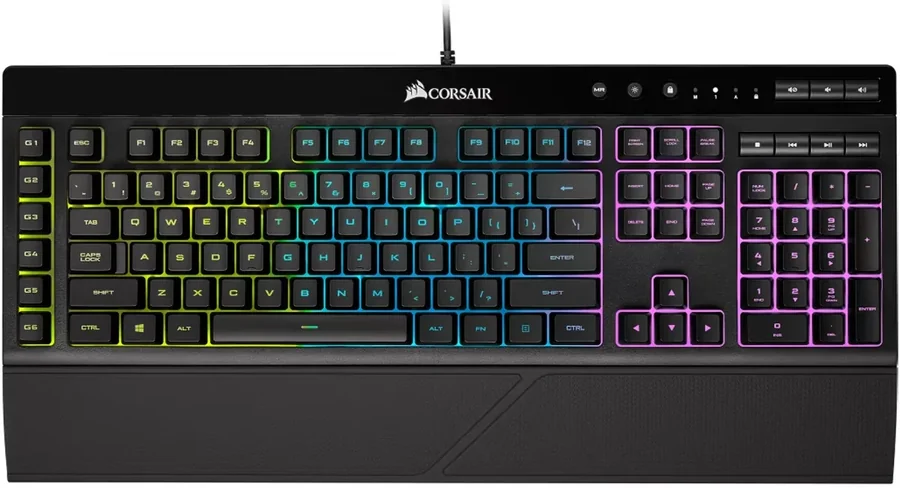 מקלדת גיימינג Corsair K55 RGB