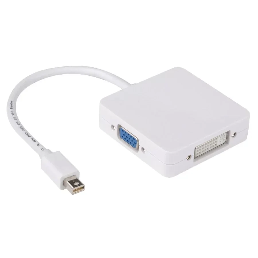 Gold Touch Mini DP To HDMI & DVI & VGA Adapter