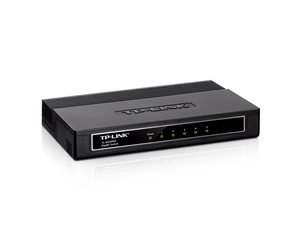 מתג שולחני TP-Link TL-SG1005D 5 יציאות – מבט נוסף
