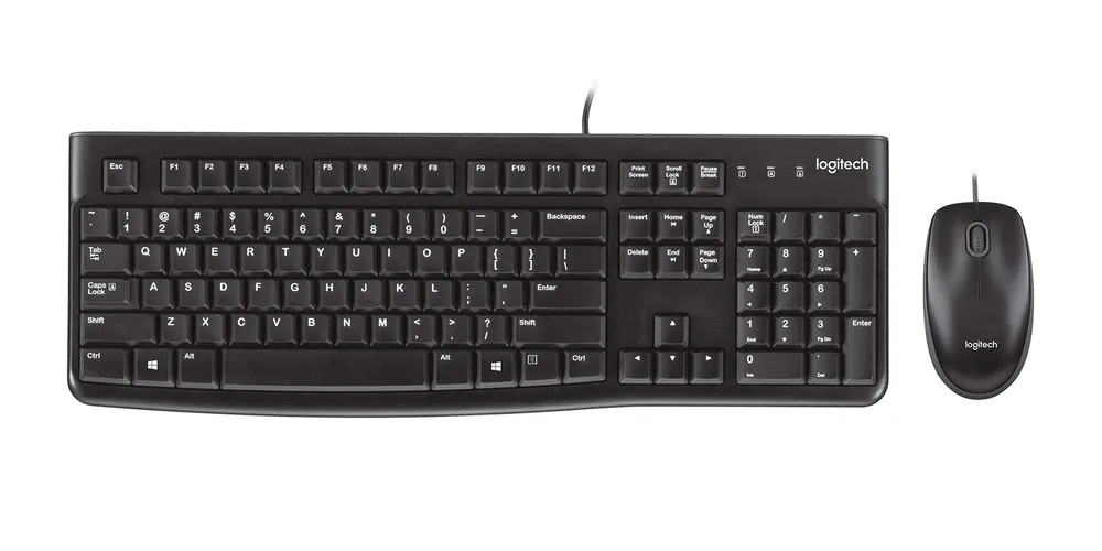 Logitech MK120 Wired Keyboard and Mouse Combo