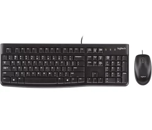 Wired Keyboard and Mouse Set Logitech MK120