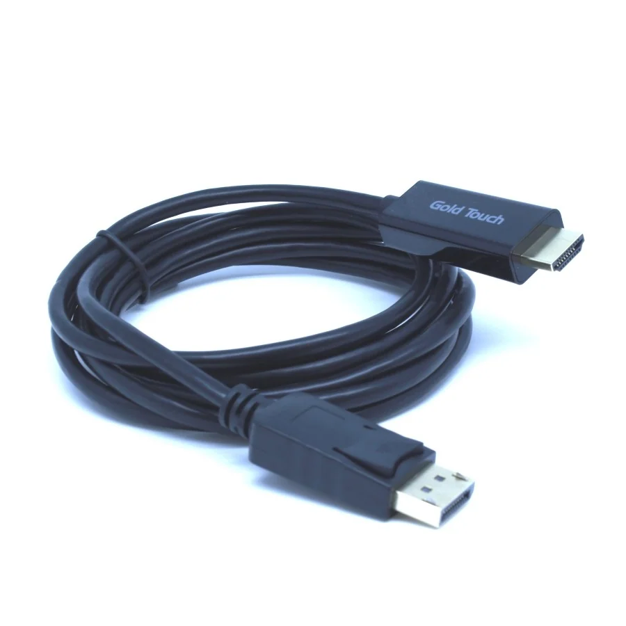 Кабель для монитора Gold Touch DisplayPort To HDMI 1.8m