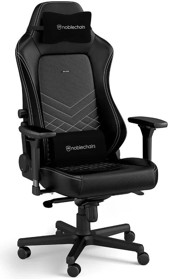 Noblechairs HERO Black/Platinum White Gaming Chair