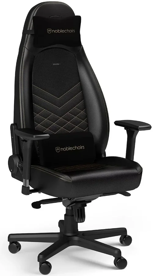 Noblechairs ICON Black/Gold Gaming Chair
