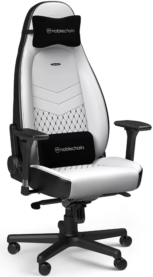 כיסא גיימינג Noblechairs ICON שחור, לבן