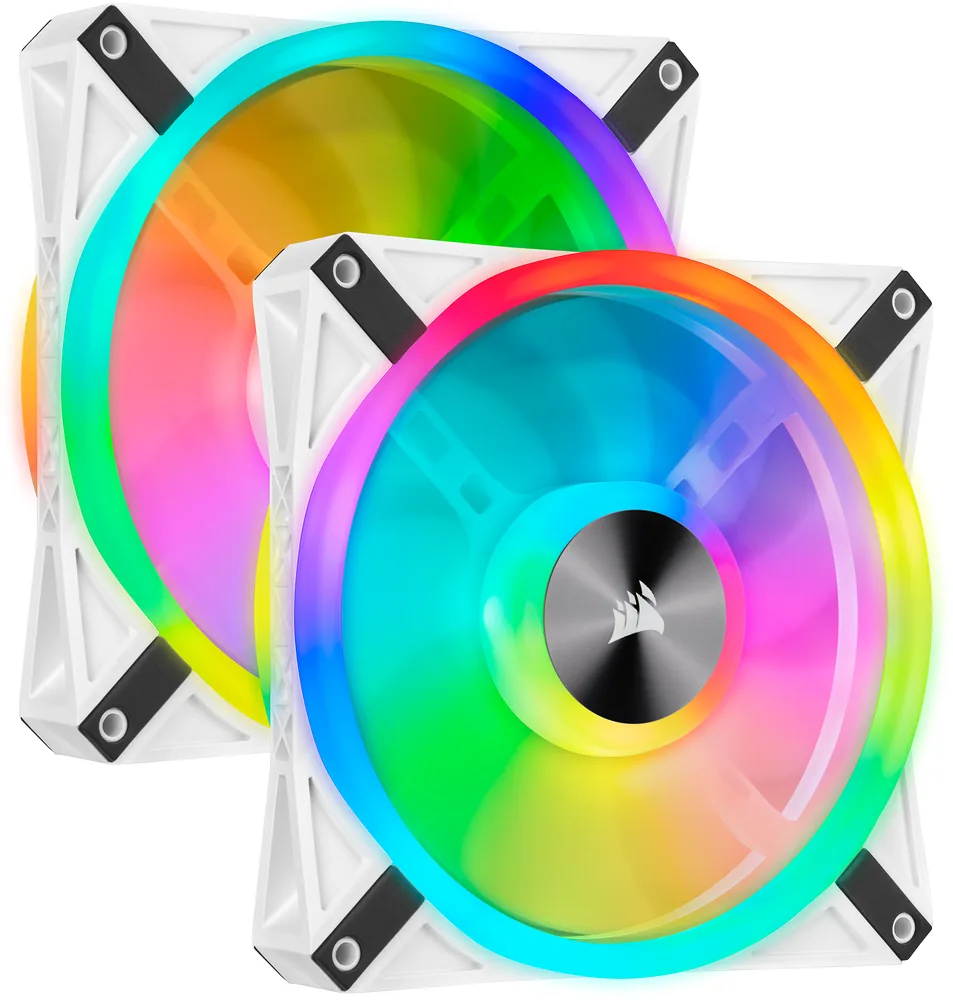 CORSAIR iCUE QL140 RGB 2-Fan Kit With Lighting Node CORE