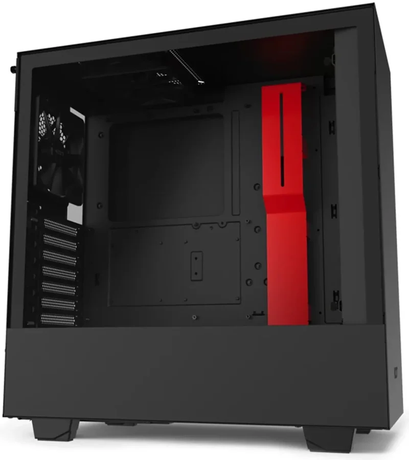 מארז NZXT H510 MATTE שחור, אדום