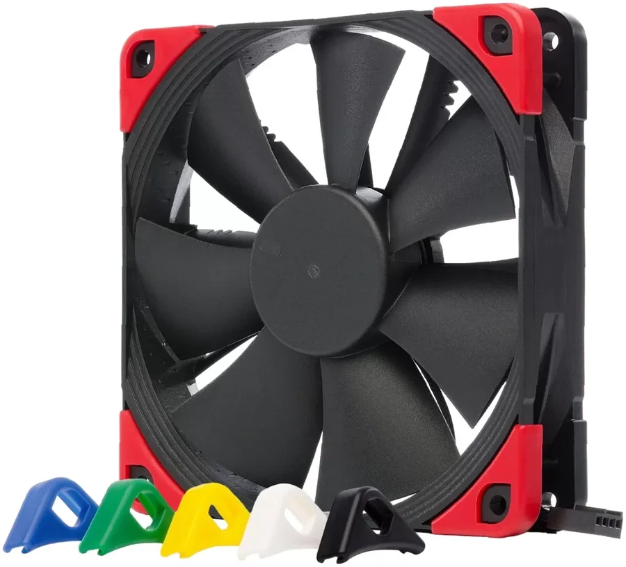 מאוורר למארז Noctua NF-F12 PWM chromax.black.swap