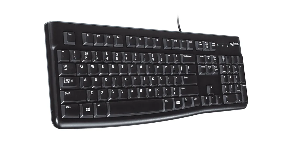 Проводная клавиатура Logitech K120 чёрная — дополнительные детали