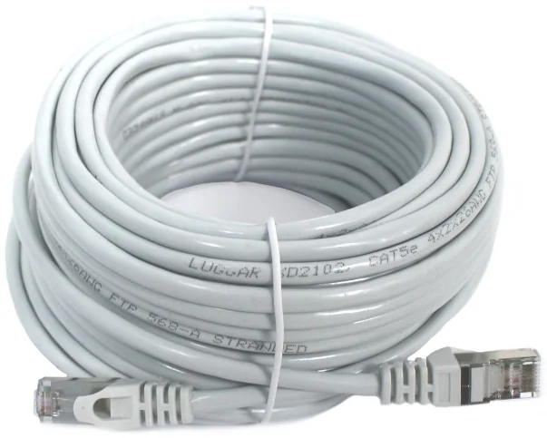 Сетевой кабель Luggar CAT5E 15m Grey