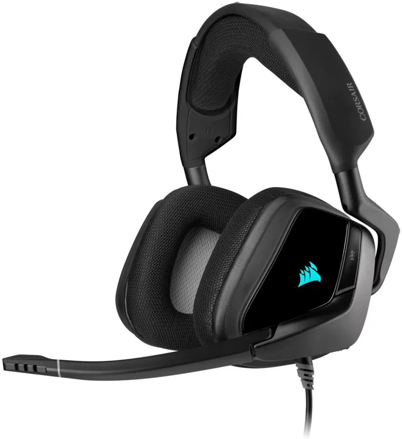 אוזניות גיימינג Corsair VOID RGB ELITE USB פחמן