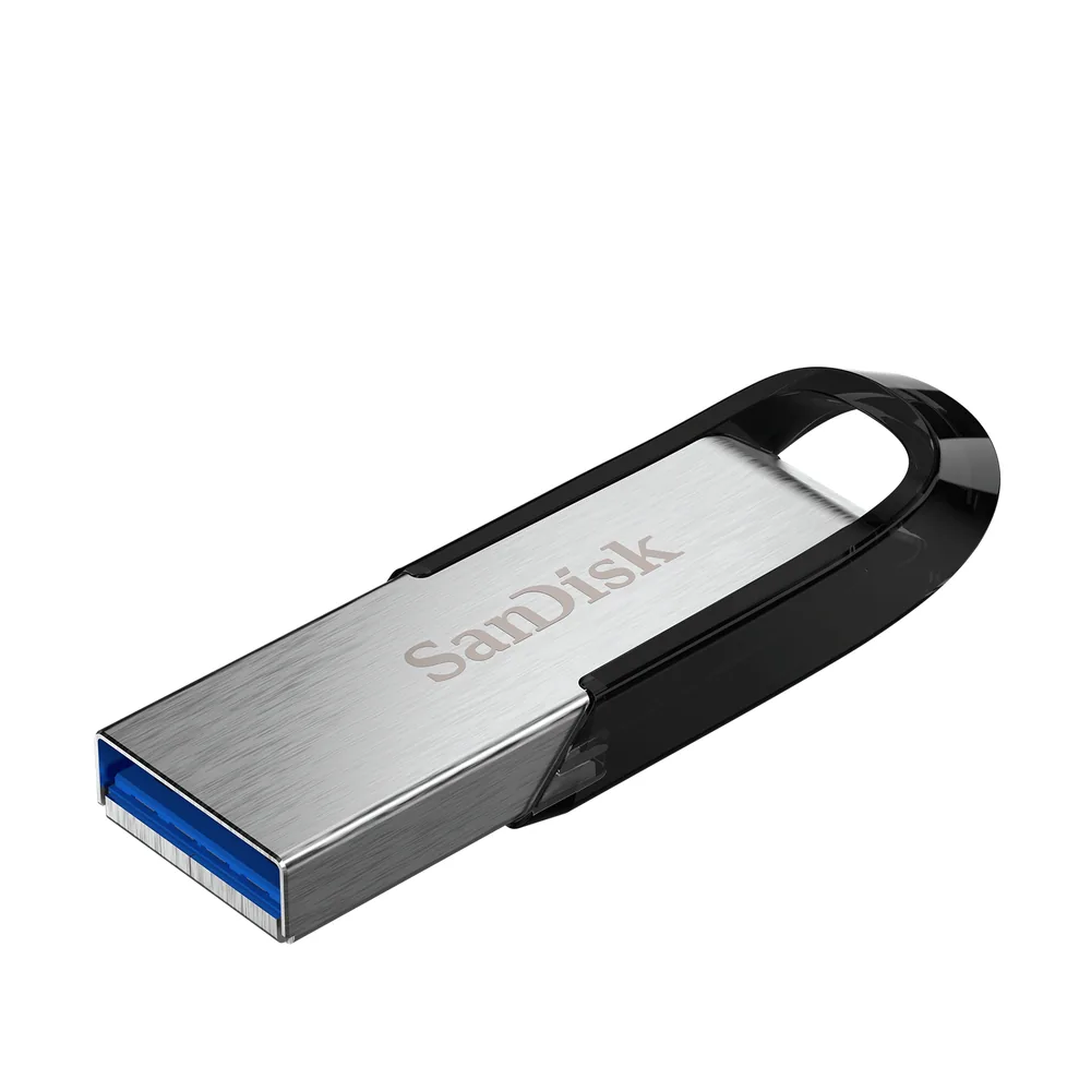 Sandisk Ultra Flair 128GB Flash Drive – Silver – Another View