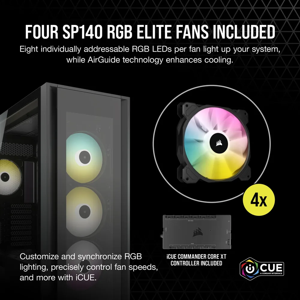 Corsair iCUE 7000X RGB Black Case – Additional Details