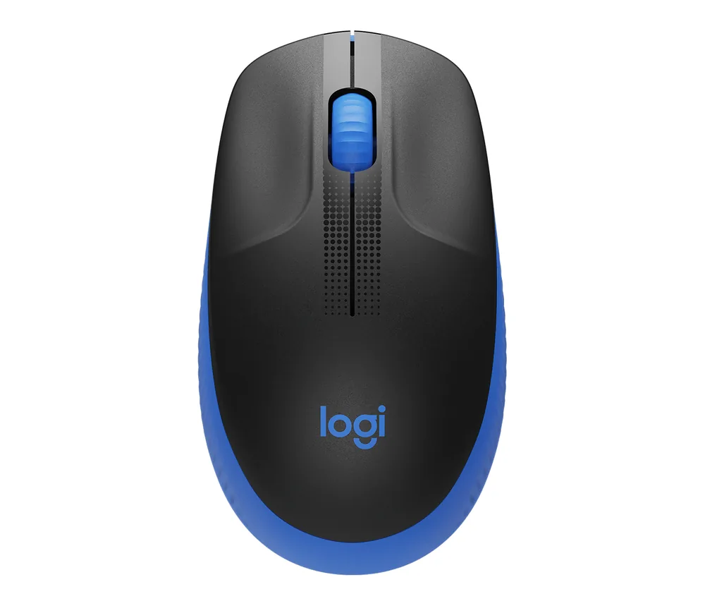Logitech M190 Wireless Mouse, Blue