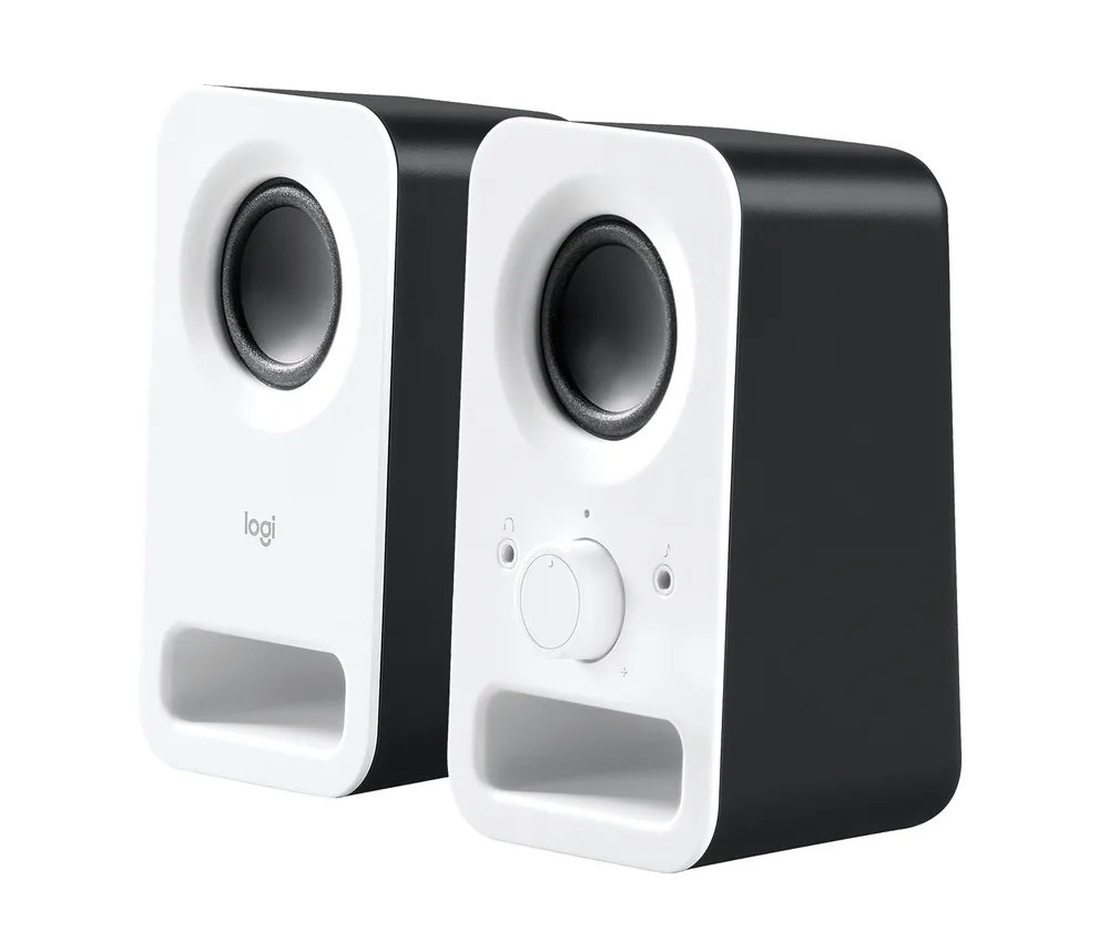 רמקולי Logitech Z150 לבן – מבט נוסף