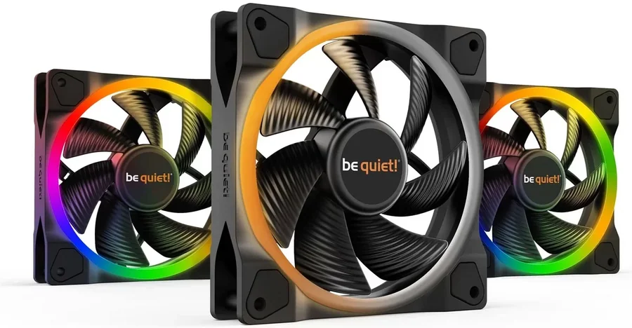 ערכת מאווררים למארז be quiet! Light Wings 120mm PWM Triple Pack