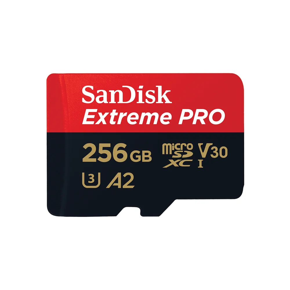 Sandisk Extreme Pro A2 MicroSDXC 256GB Memory Card