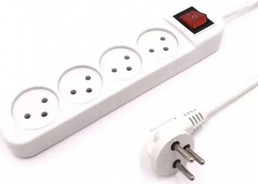 רב שקע Luggar Multi Socket 4 Outlet 1m with On/Off Switch