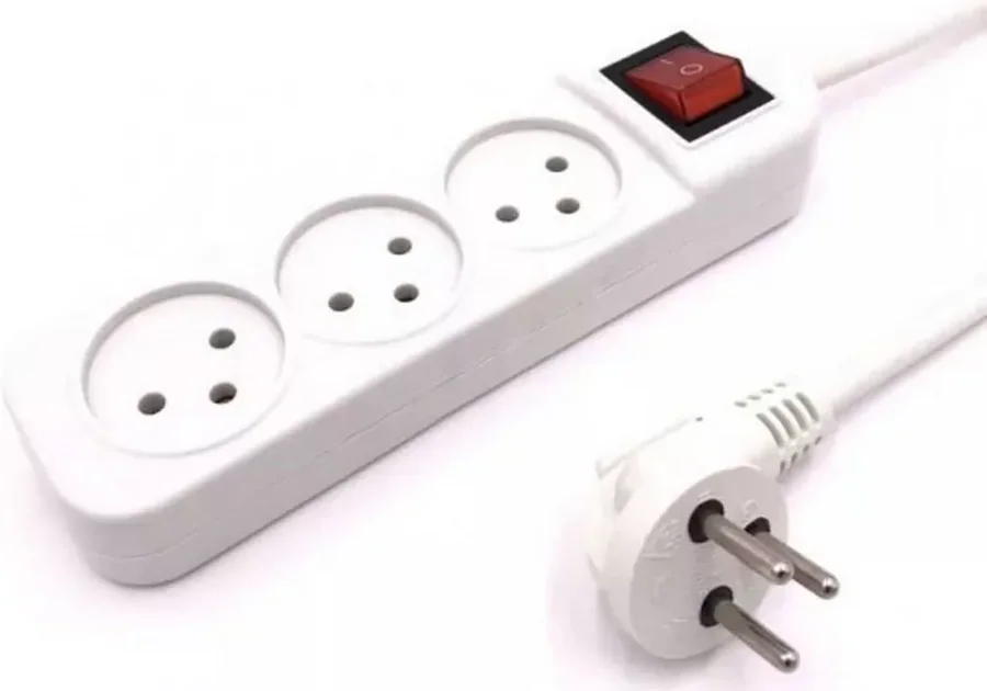 רב שקע Luggar Multi Socket 3 Way With On/Off Switch 3m